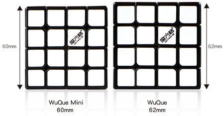 QiYi Mofangge WuQue Mini M 4x4x4 Magnetic Speed Cube